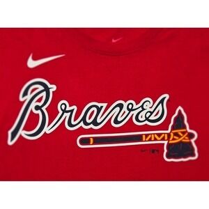 Nike Atlanta Braves MLB T-Shirt Dansby Swanson #7 Men's XL Red
